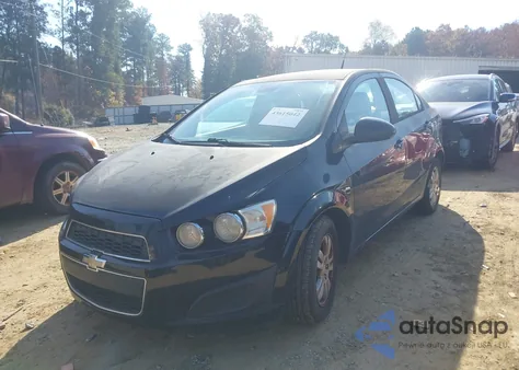2012 Chevrolet Sonic 2Ls из США, поврежденный, VIN 1G1JA5SHXC4195905